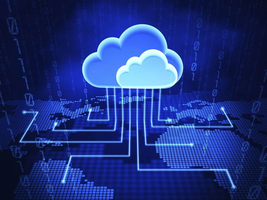 Data Cloud Storage Country Flow Chart Wallpaper