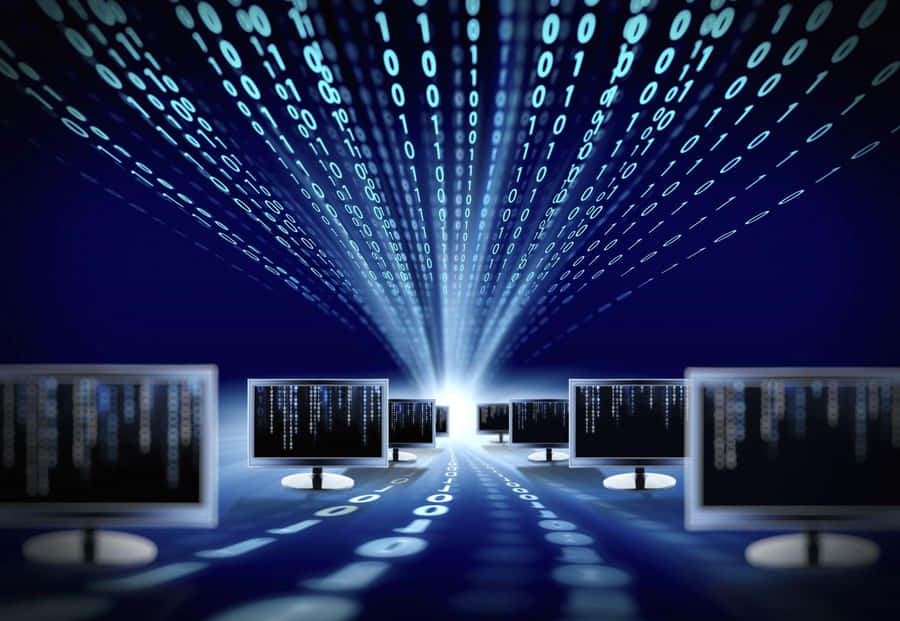 Data Stream Network Servers Wallpaper