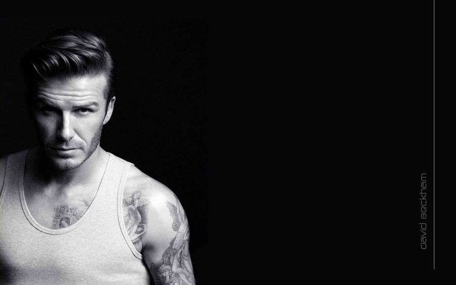 David Beckham Tank Top Wallpaper