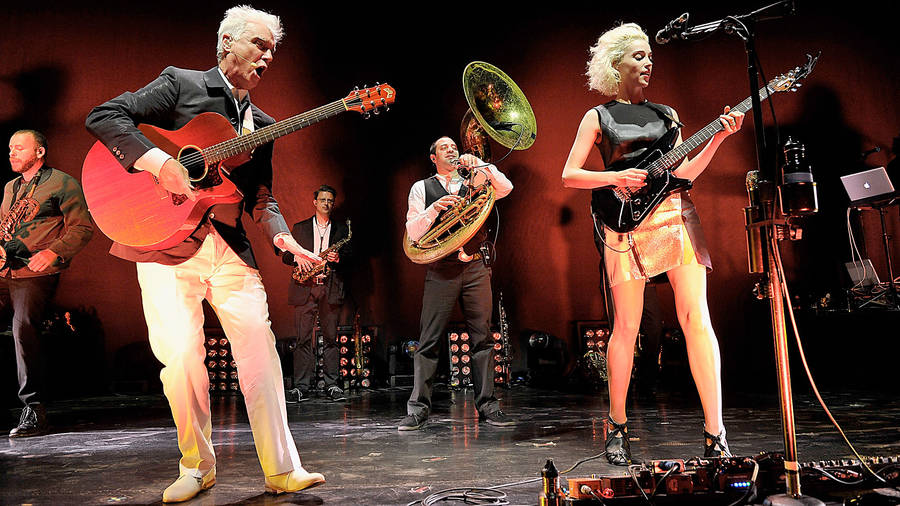 David Byrne Talking Heads St Vincent Wallpaper