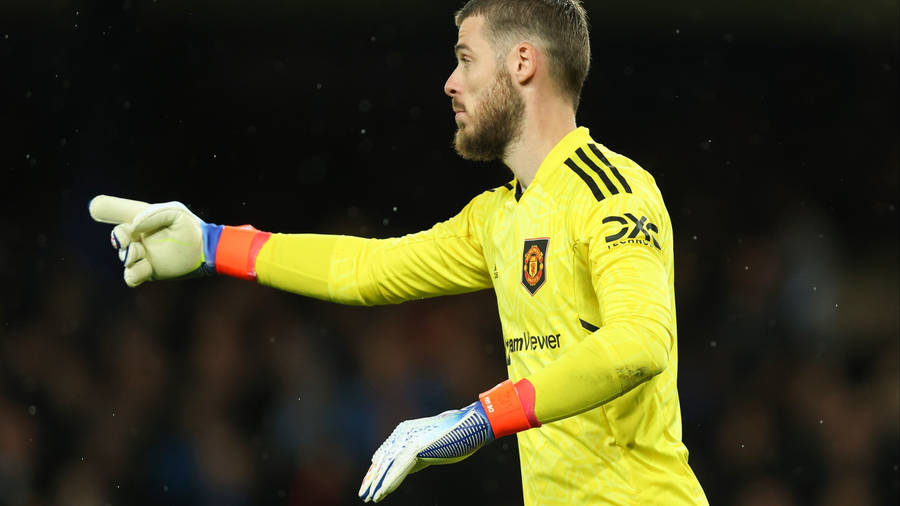 David De Gea Pointing Finger Wallpaper