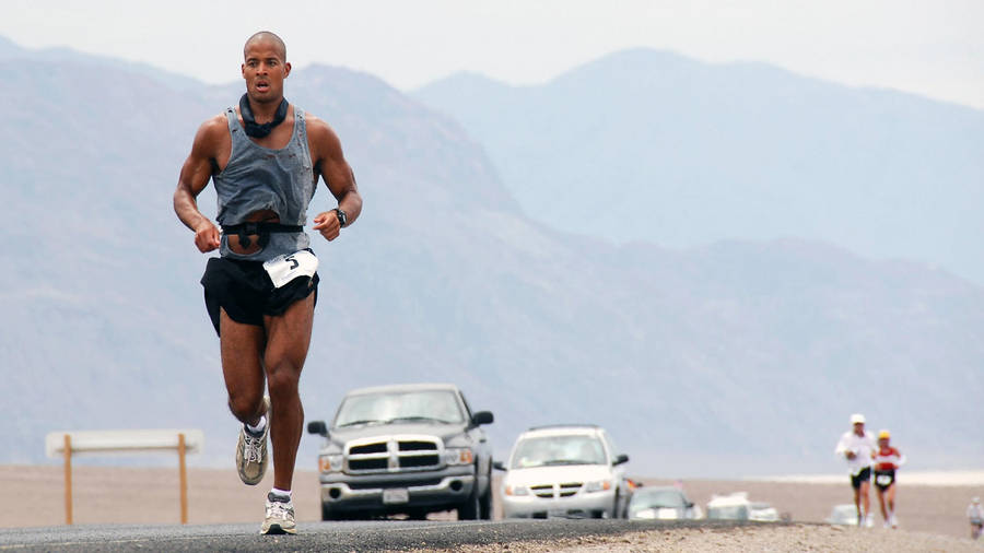 David Goggins Marathon Race Wallpaper