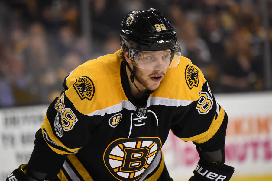 David Pastrnak Ice Hockey Game 2022 Wallpaper