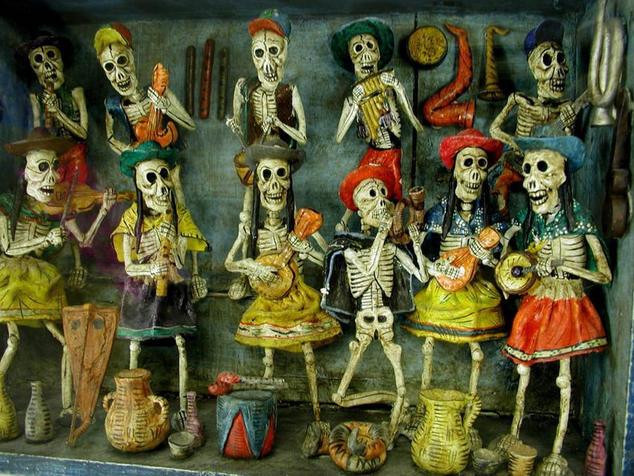 Day Of The Dead Dolls Wallpaper