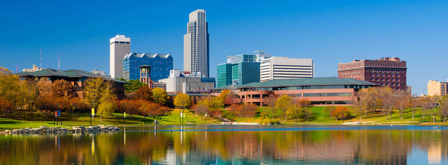 Daytime Omaha Panorama Wallpaper