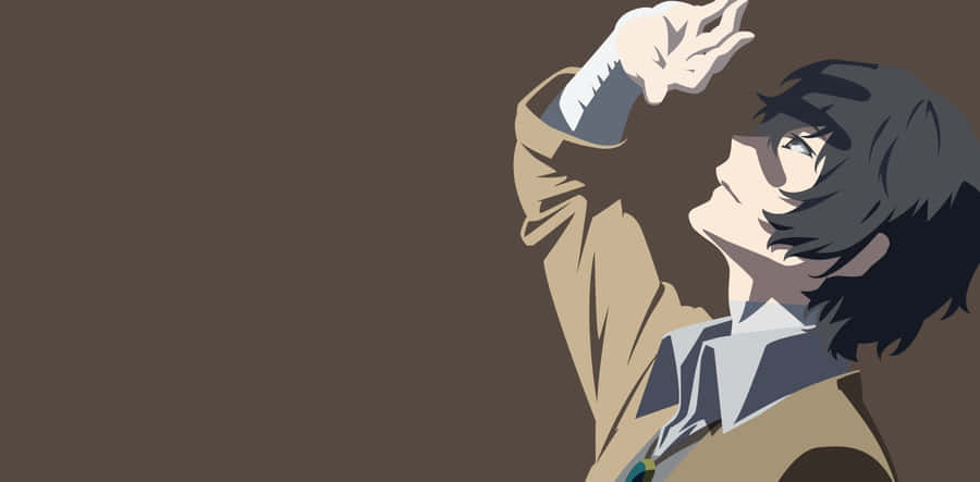 Dazai Osamu Anime Sophisticated Pose Wallpaper