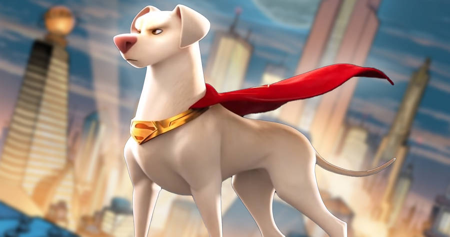 Dc League Of Super Pets Krypto Dog Wallpaper