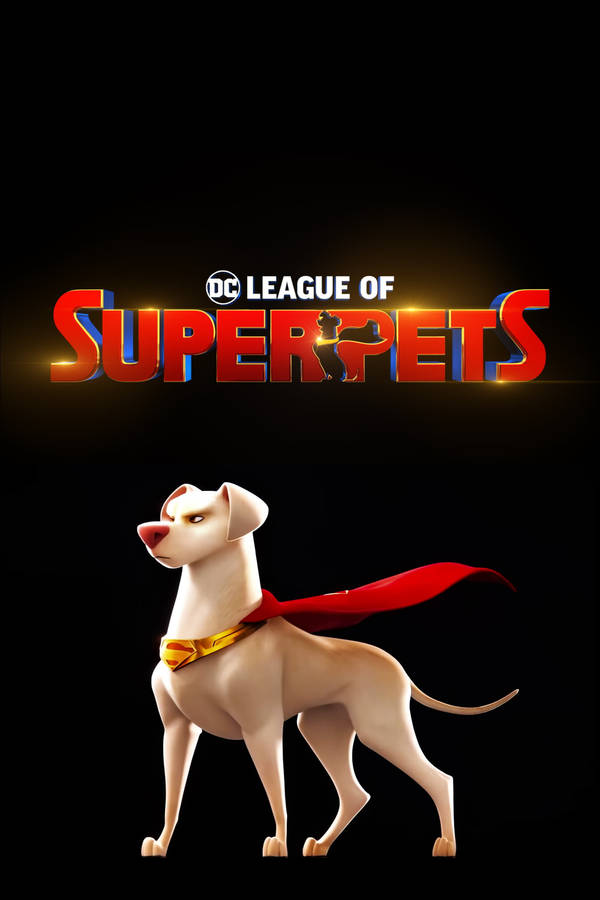 Dc League Of Super Pets Powerful Stance Wallpaper