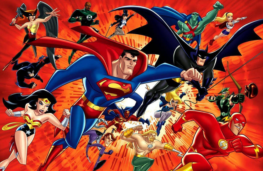 Dc Superheroes In The Sun Wallpaper