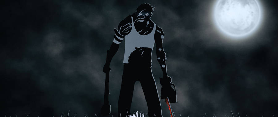 Dead By Daylight The Hillbilly Moon Silhouette Wallpaper