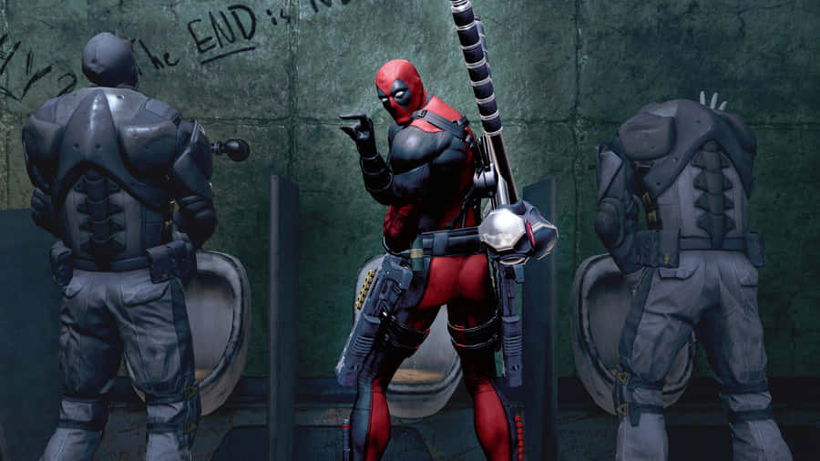 Deadpool - A Band Of Mercenaries With Superpowers Wallpaper