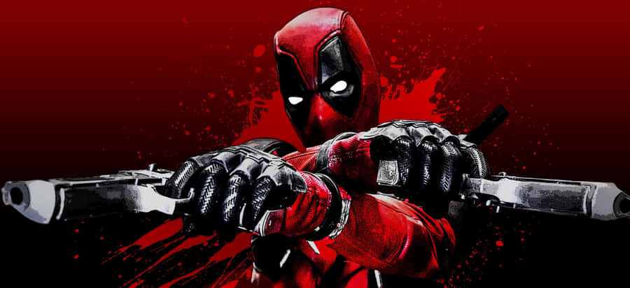 Deadpool Logo 3826 X 1750 Wallpaper