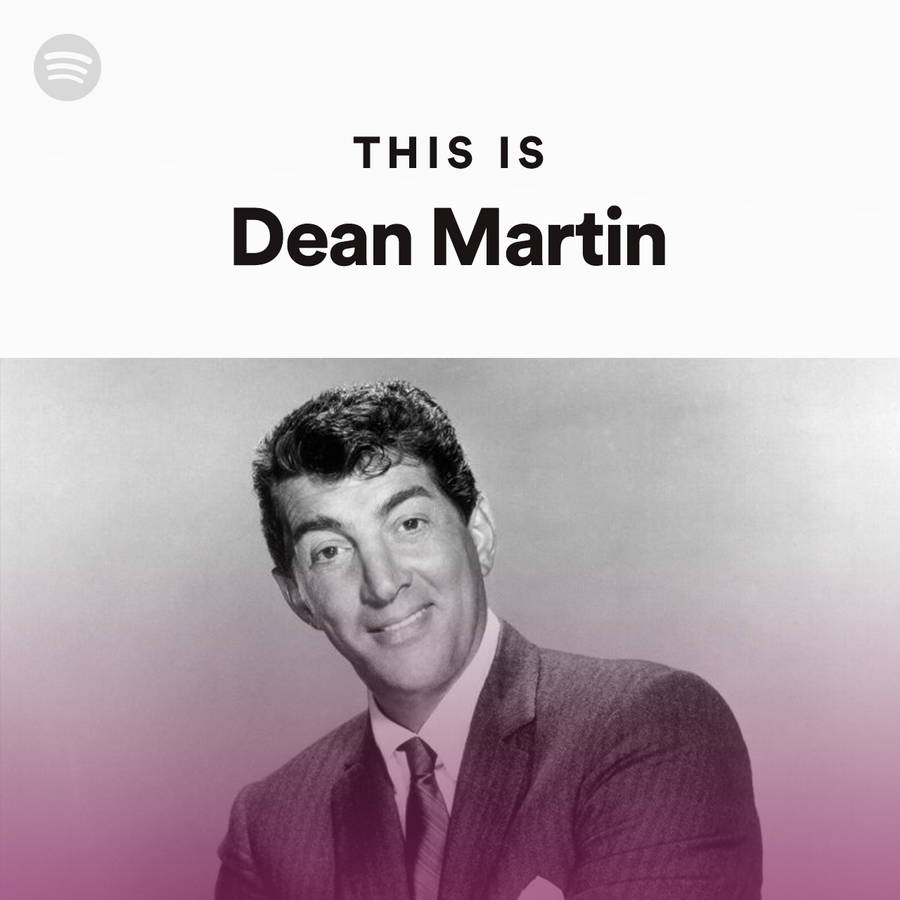 Dean Martin Comedian Poster Wallpaper