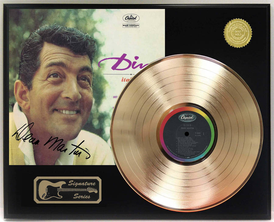 Dean Martin Gold Record Wallpaper