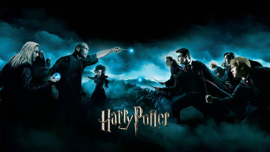 Death Eaters Versus Harry Potter Ipad Wallpaper