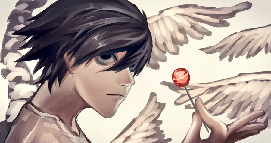 Death Note Art Of L Wallpaper