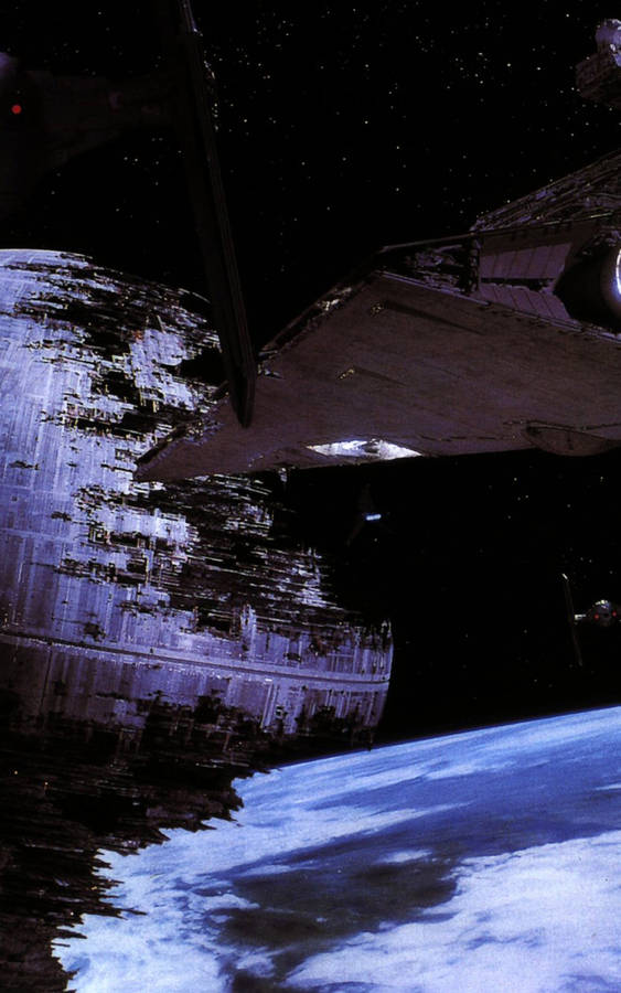 Death Star In Space Star Wars Tablet Wallpaper