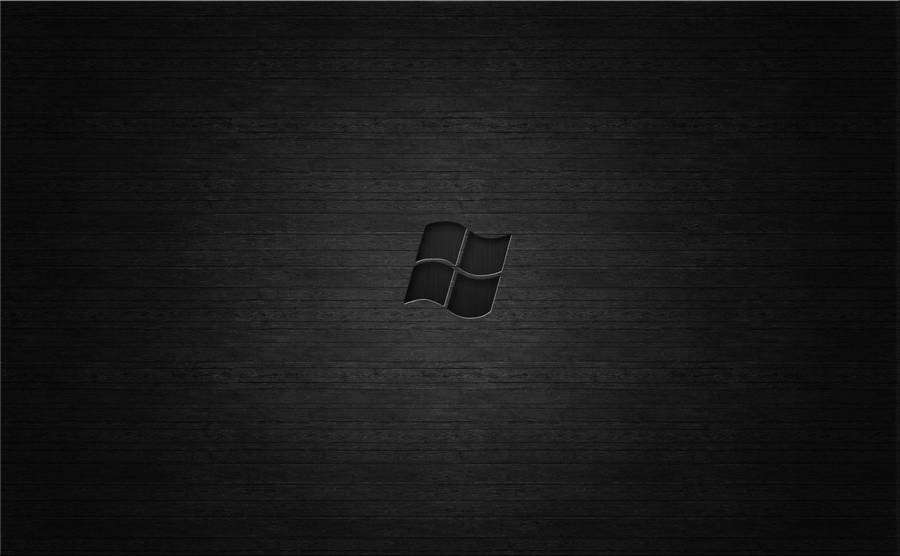 Debossed Dark Windows Logo Wallpaper