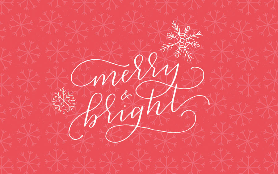 December Merry And Bright Wallpaper