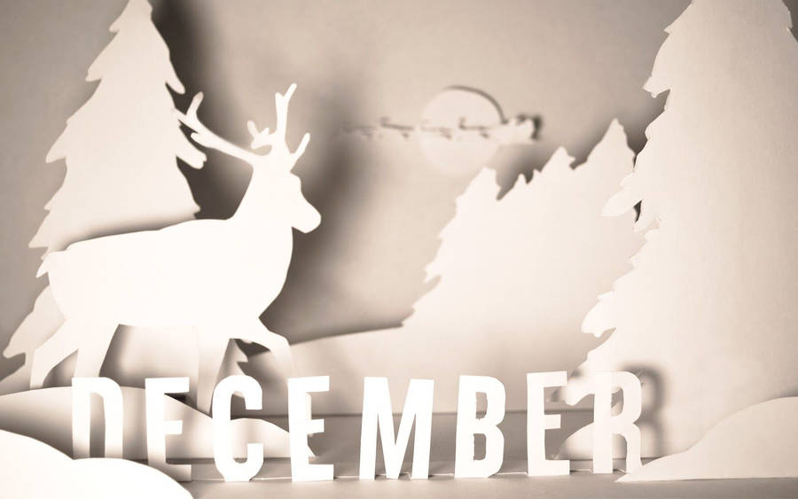 December Month Art Wallpaper