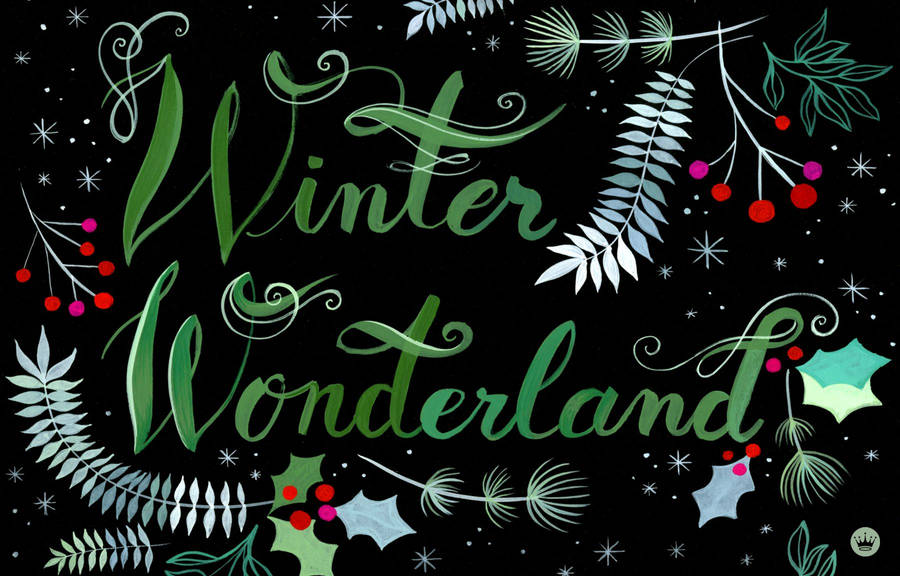 December Winter Wonderland Wallpaper