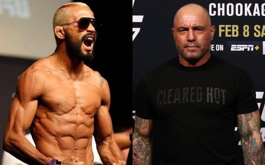 Deiveson Figueiredo And Joe Rogan Wallpaper