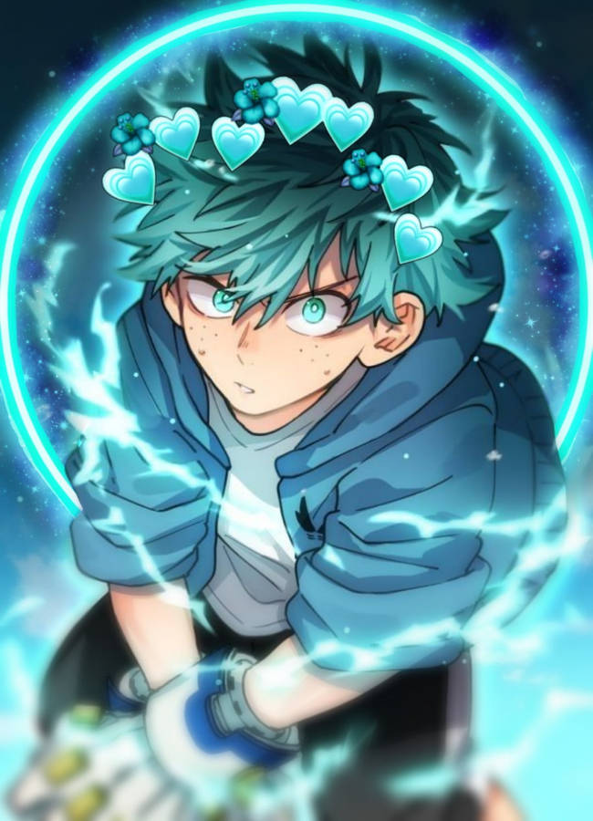 Deku Cute Illuminating Smokescreen Wallpaper