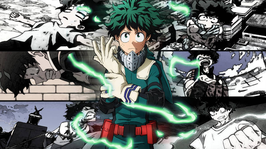 Deku Manga Version Wallpaper