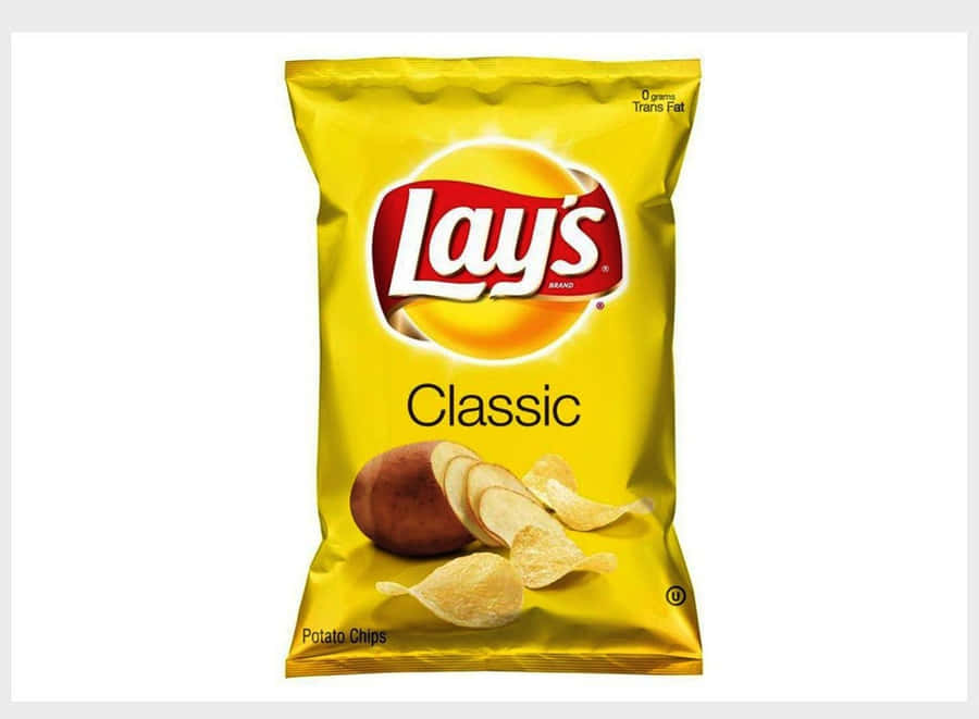 Delectable Lay's Classic Potato Chips Wallpaper