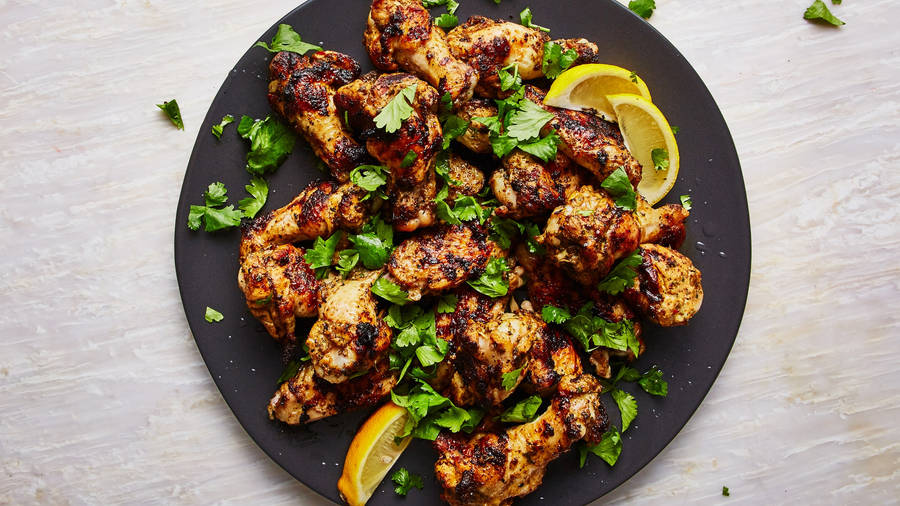 Delectable Tandoori Chicken Wings Wallpaper