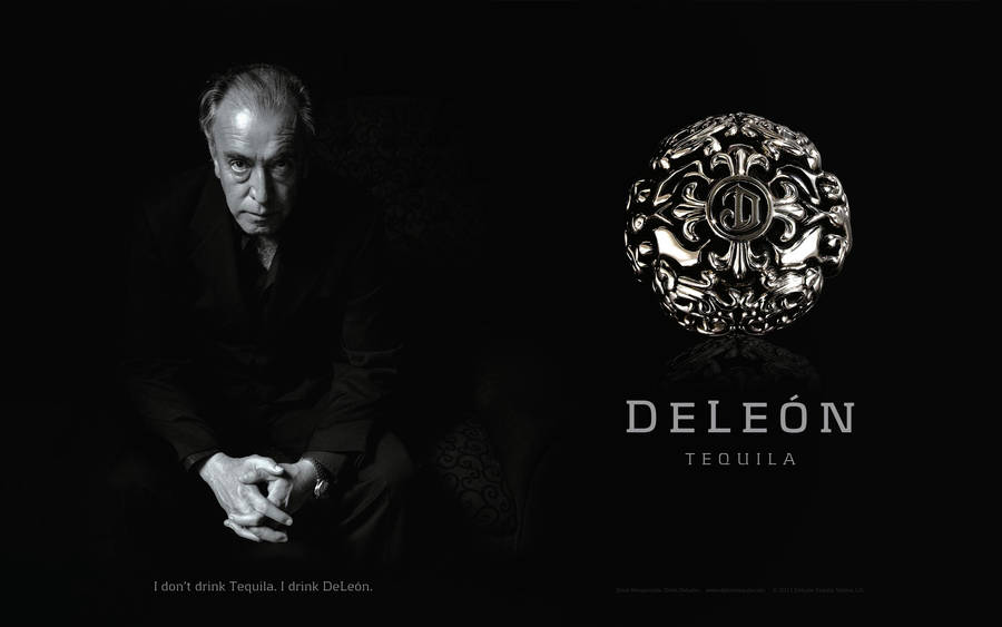 Deleón Tequila With Old Fierce Man Wallpaper