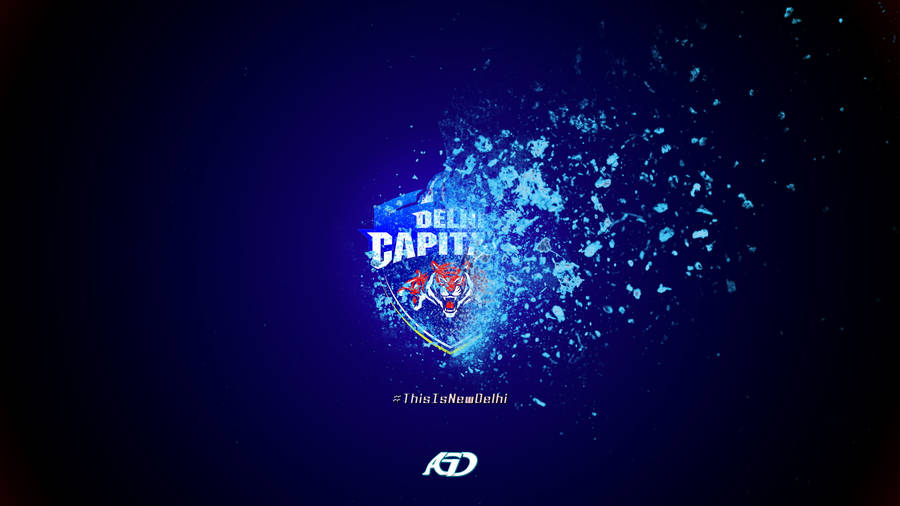 Delhi Capitals Iconic Logo Wallpaper