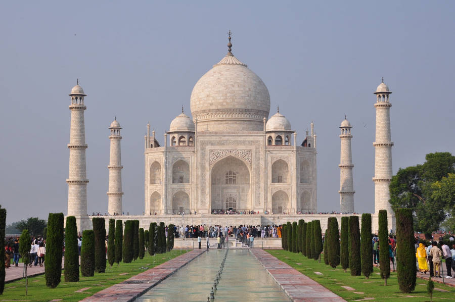 Delhi Taj Mahal Mausoleum Wallpaper