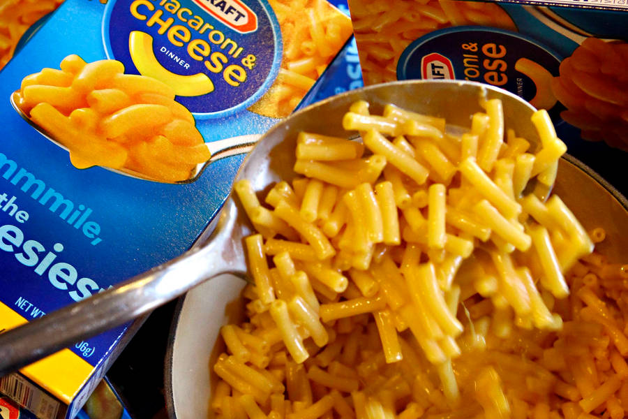 Delicious Boxed Macaroni And Cheese Wallpaper