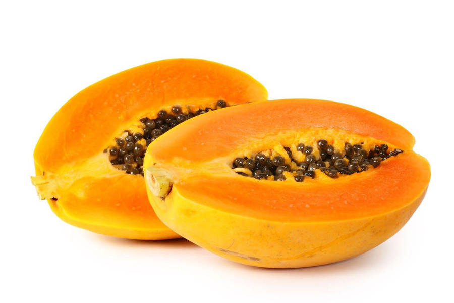 Delicious Fresh Papaya Fruits Wallpaper