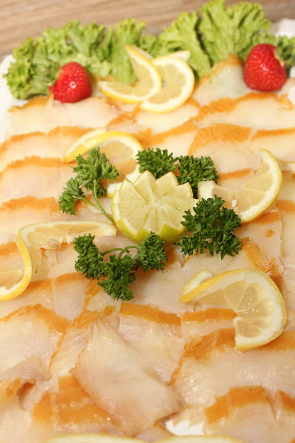 Delicious Smoked Lemon Halibut Wallpaper