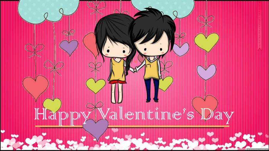 Delightful Valentine's Day Celebration Wallpaper