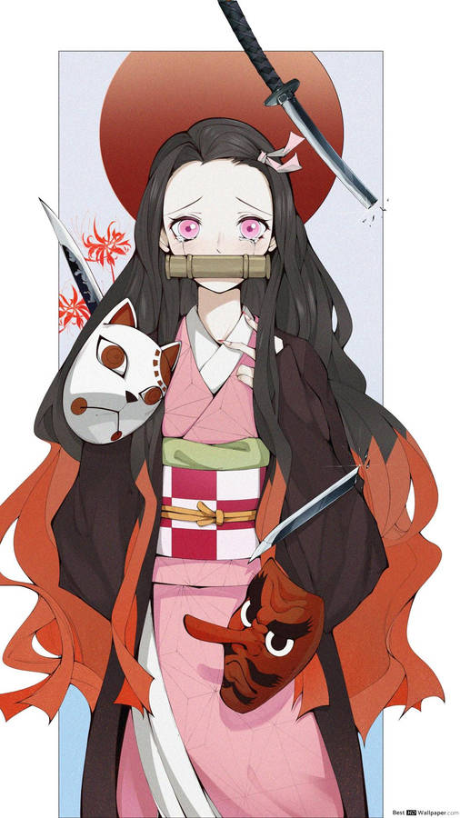 Demon Slayer Nezuko Cute Image Wallpaper