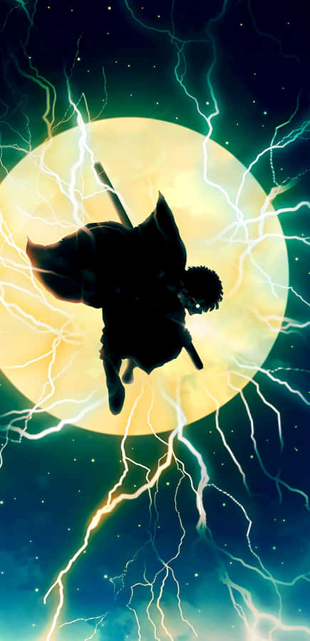 Demon Slayer Zenitsu Moon 4k Wallpaper