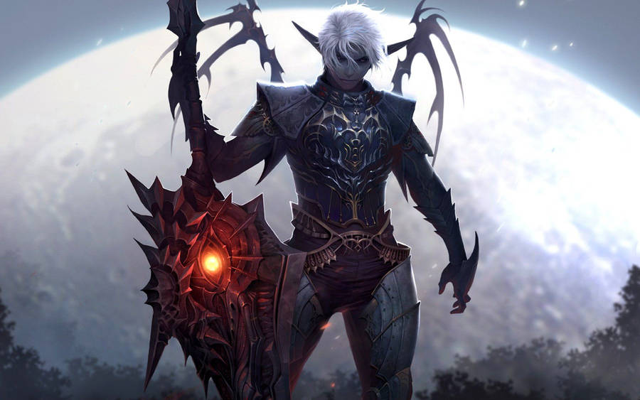 Demonic Elf Warrior Wallpaper