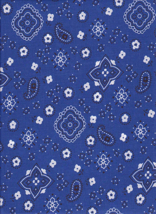 Denim Blue Bandana Wallpaper