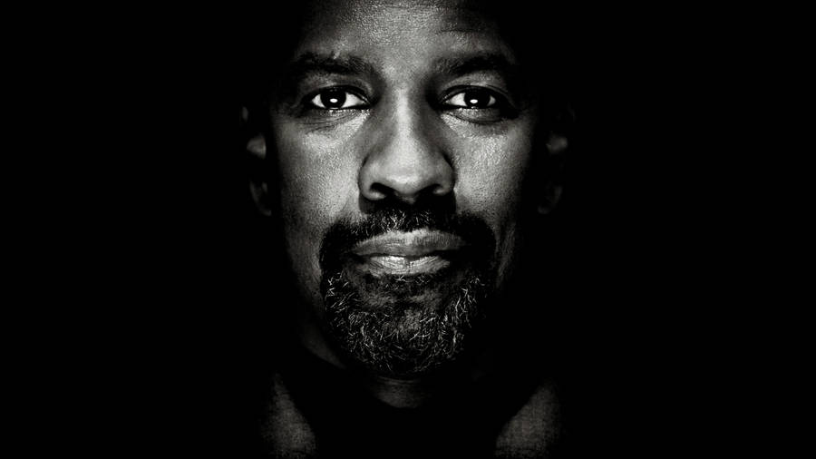 Denzel Washington Close Up Wallpaper