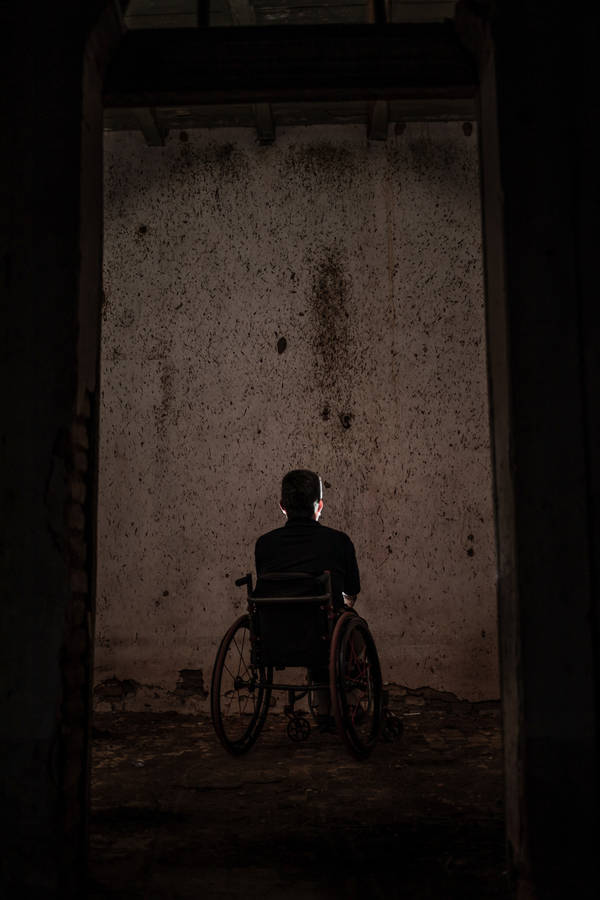 Depression Aesthetic Wheelchair Wallpaper