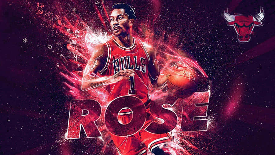 Derrick Rose In Action Wallpaper