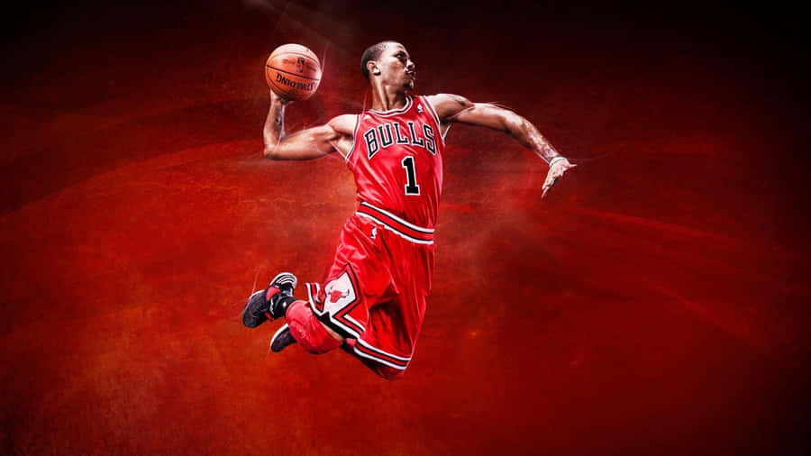 Derrick Rose, Point Guard For The Detroit Pistons Wallpaper