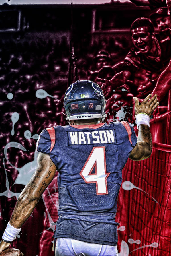 Deshaun Watson High Five Art Wallpaper