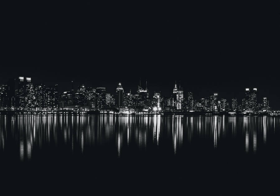 Desktop 4k Black Cityscape Wallpaper