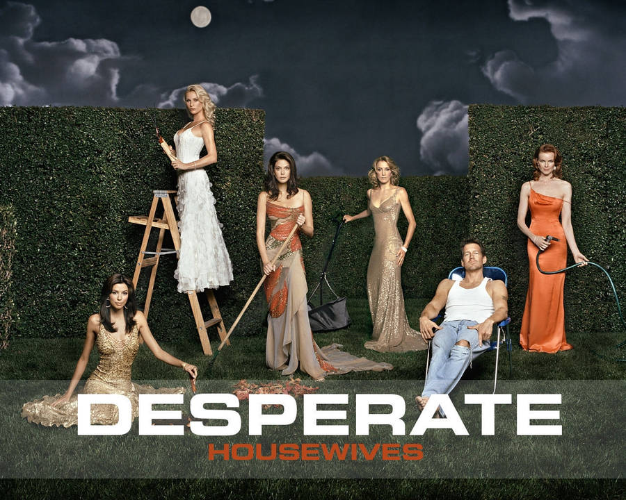 Desperate Housewives Season 8 Cast Poster Wallpaper