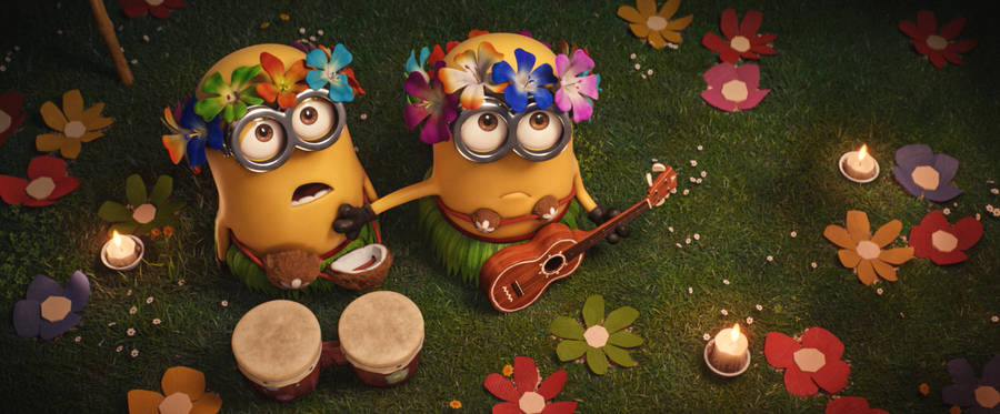 Despicable Me 3 Minions Aloha Wallpaper