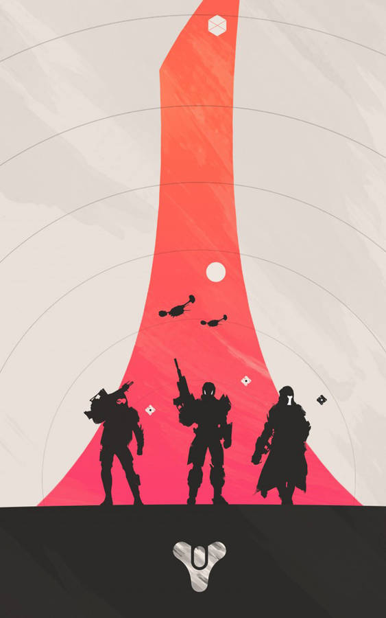 Destiny 2 Iphone Graphic 3 Classes Wallpaper